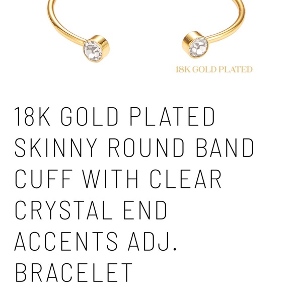 Skinny cuff with rhinestones - Picture 5 of 5